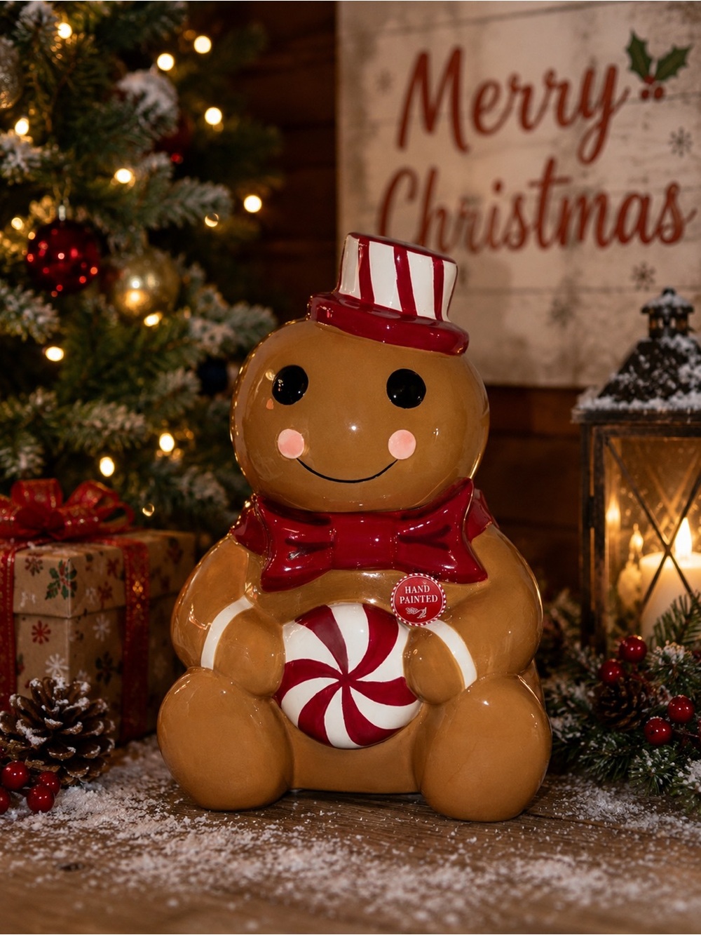 GINGERBREAD MAN COOKIE JAR 🍪